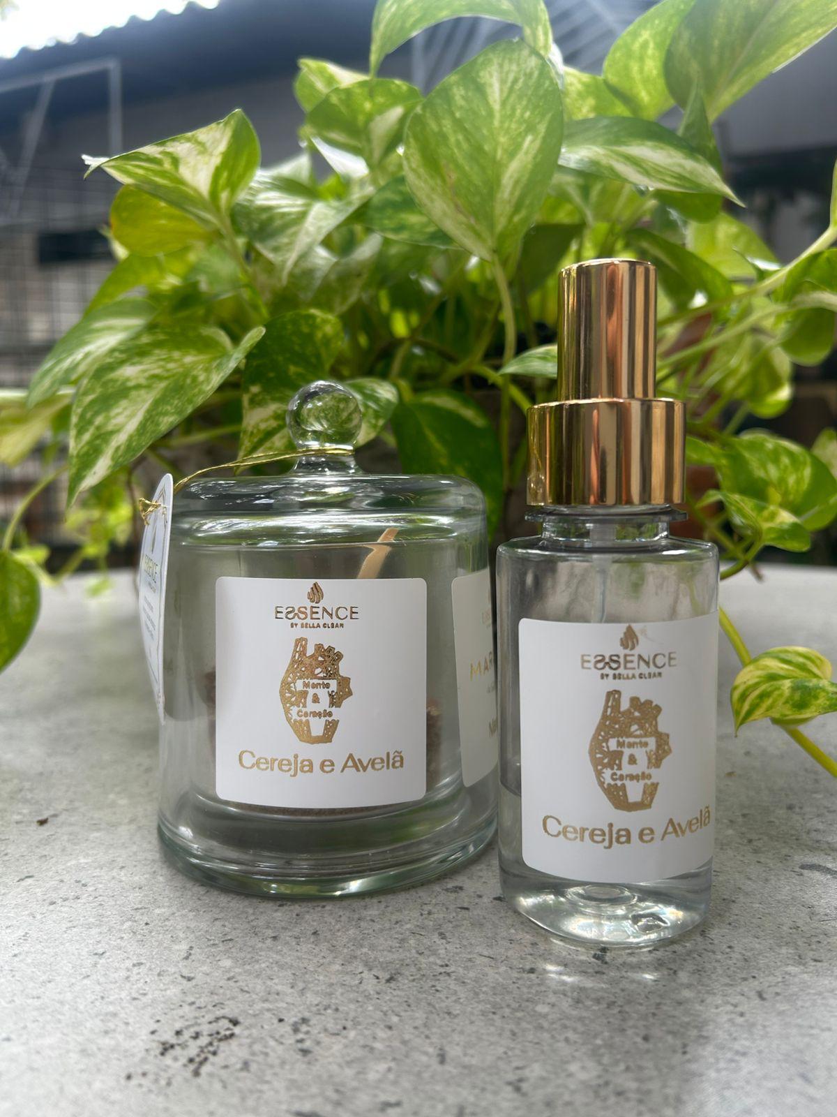 Vela Cereja & Avelã — aroma compartilhado com a Praça Formosa